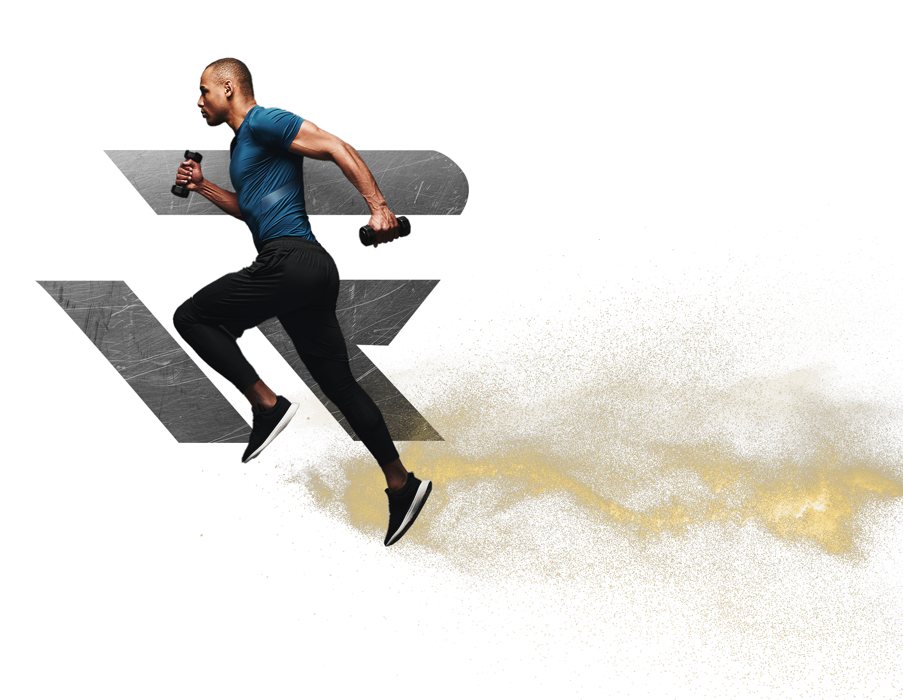 A man running